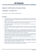 EGF Turkey File, 16 September — 15 November 2014